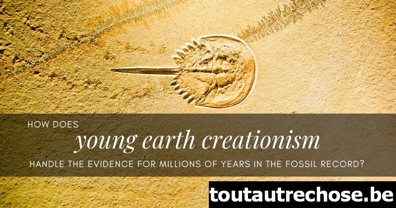 Como o criacionismo da terra jovem lida com as evidências de milhões de anos no registro fóssil?